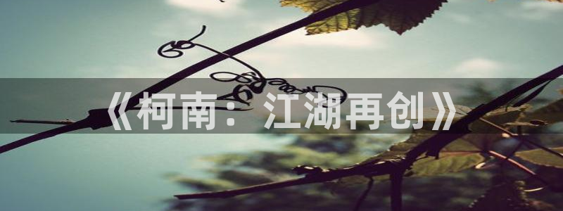 漫画大全看漫画韩漫app：《柯南：江湖再创》